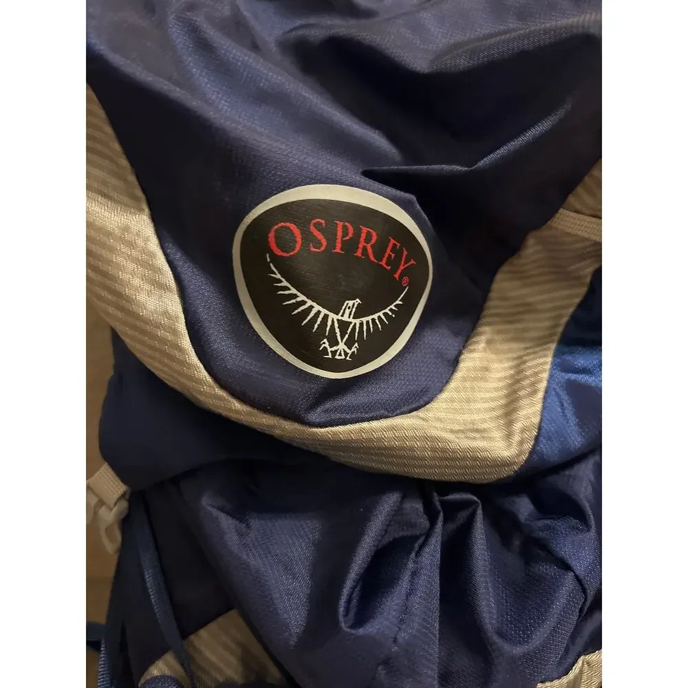 Osprey exos 48 hiking backpack blue EUC sz large 20-23 inches airspeed
